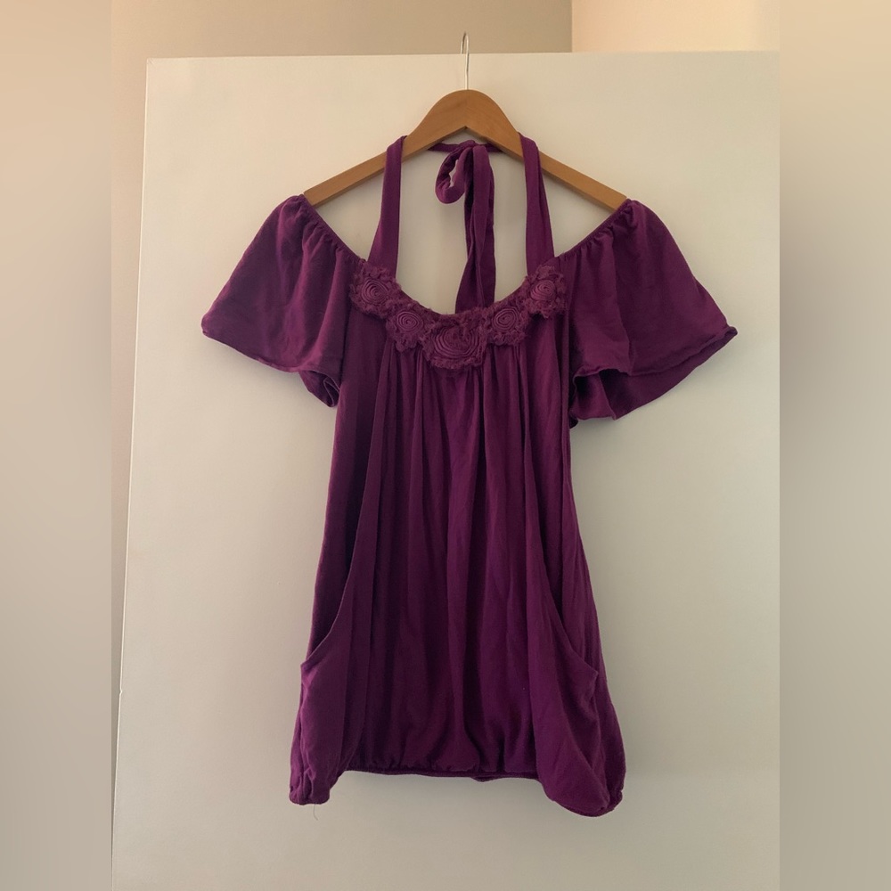 Eyelash Couture medium purple top